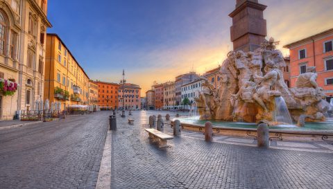Piazza Navona, Rome. Italy