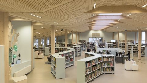 Grimstad bibliotek foto Helge Eek for Bs Eurobib