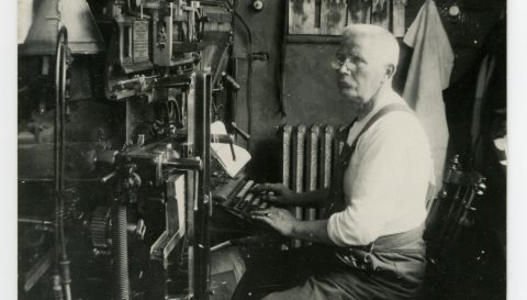 Linotype settemaskin