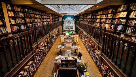 London,,England,-,March,20,2020:,Daunt,Books,Marylebone,Interior